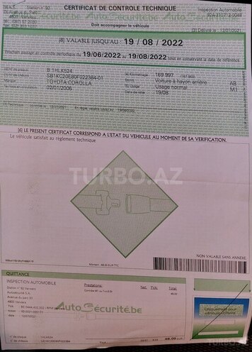 Toyota Corolla 2006, 173,000 km - 1.4 l - Bakı
