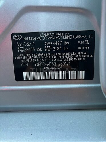 Hyundai Sonata 2011, 112,000 km - 2.0 l - Bakı