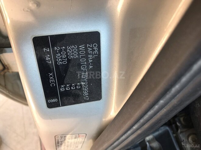 Opel Zafira 2000, 189,000 km - 2.2 л - Sumqayıt