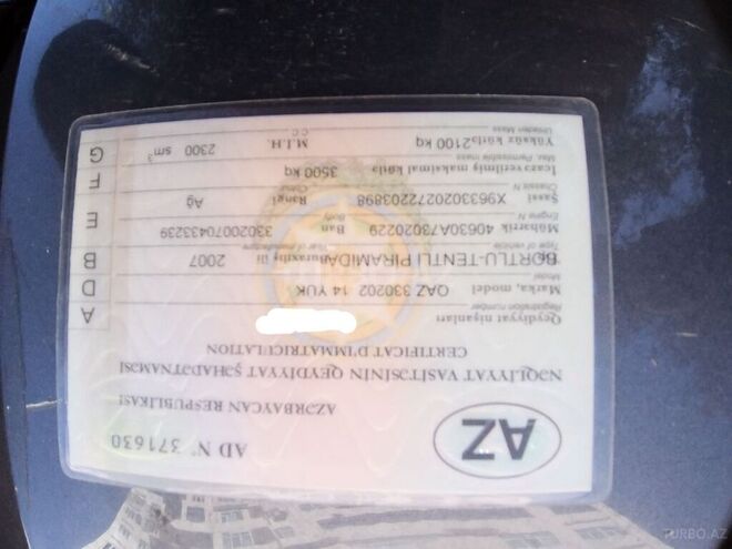 GAZ 330202-740 2007, 146,452 km - 2.3 l - Bakı