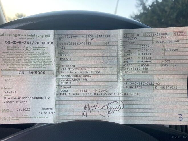 Kia Ceed 2008, 231,000 km - 1.6 л - Bakı