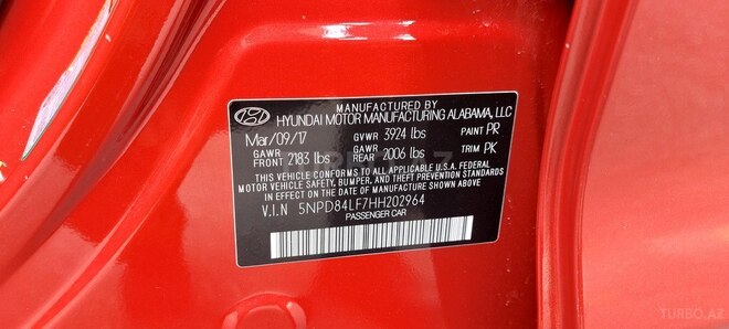 Hyundai Elantra 2017, 151,000 km - 2.0 l - Bakı