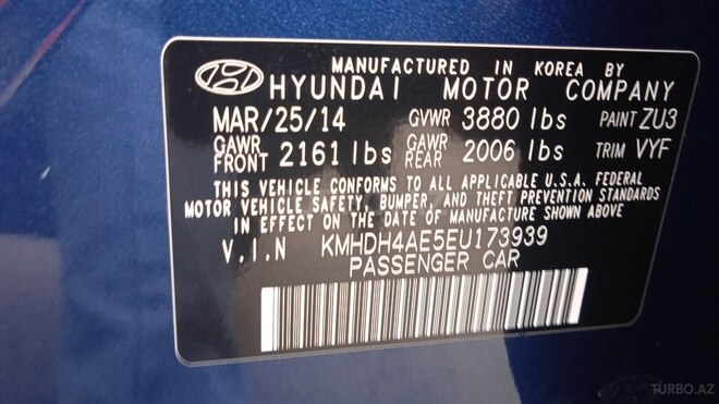 Hyundai Elantra 2014, 131,000 km - 1.8 l - Bakı