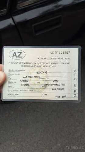 LADA (VAZ) 2107 2010, 95,000 km - 1.6 л - Bakı