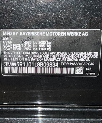 BMW 330 2019, 42,500 km - 2.0 l - Bakı