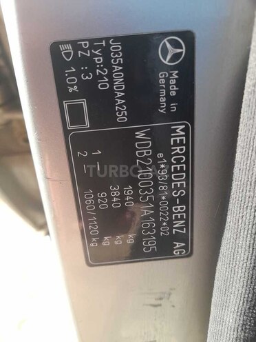 Mercedes E 200 1996, 404,177 km - 2.0 l - Horadiz