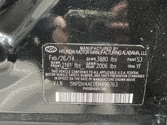 Hyundai Elantra 2014, 244,620 km - 1.8 l - Bakı