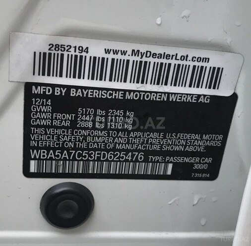 BMW 528 2014, 178,000 km - 2.0 l - Bakı