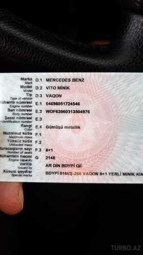 Mercedes Vito 111 2009, 193,000 km - 2.2 l - Şirvan