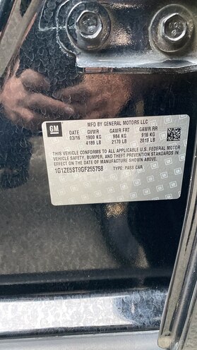 Chevrolet Malibu 2016, 158,000 km - 1.5 l - Bakı