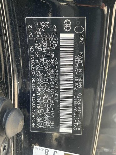 Toyota Prius 2012, 286,463 km - 1.8 l - Bakı