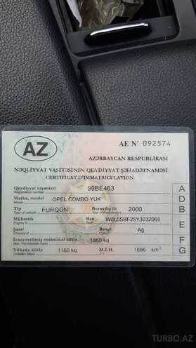 Opel Combo 2000, 260,000 km - 1.7 l - Sumqayıt