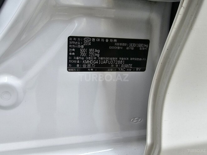 Hyundai Elantra 2014, 68,106 km - 1.6 l - Bakı