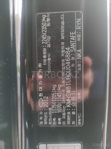 Hyundai Santa Fe 2012, 161,700 km - 2.0 l - Bakı