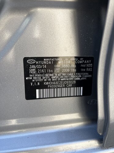 Hyundai Elantra 2014, 114,000 km - 1.8 l - Bakı