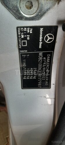 Mercedes E 280 2001, 320,000 km - 2.8 л - Biləsuvar