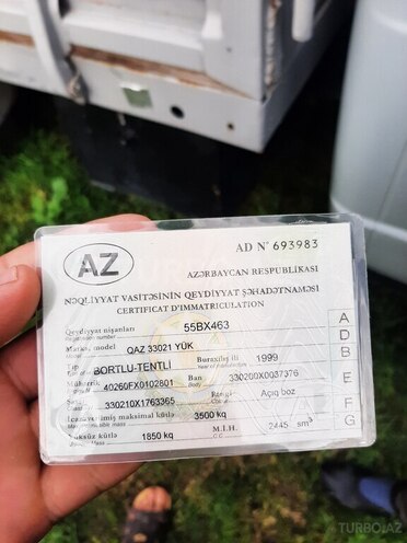 GAZ 33021 1999, 186,000 km - 2.4 l - Şəki