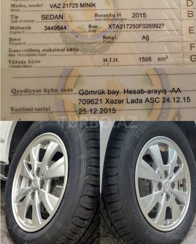 LADA (VAZ) Priora 2015, 133,000 km - 1.6 л - Şəki