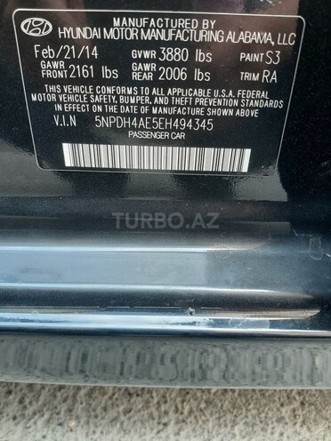 Hyundai Elantra 2014, 280,831 km - 1.8 l - Bakı