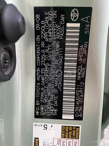 Toyota Prius 2008, 345,486 km - 1.5 л - Bakı