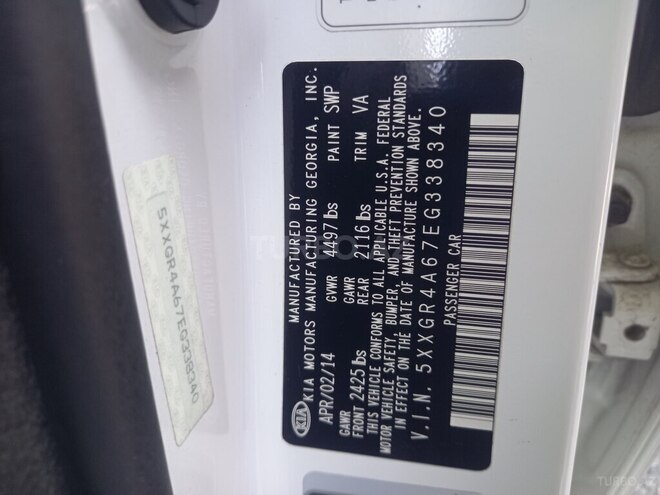 Kia Optima 2014, 100,790 km - 2.0 л - Bakı