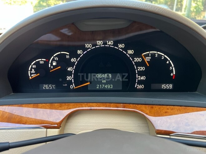 Mercedes S 500 2004, 217,000 km - 5.0 l - Bakı