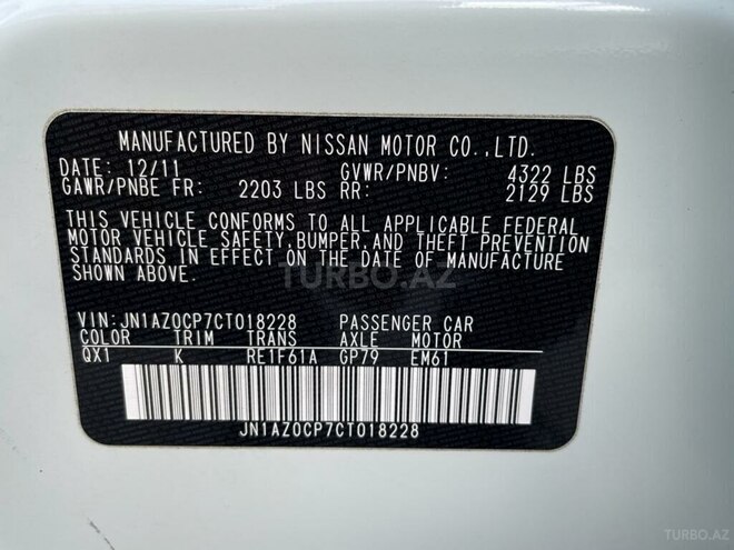 Nissan Leaf 2012, 43,000 km - 0.0 l - Bakı