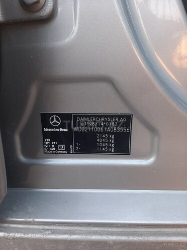Mercedes E 220 2002, 378,850 km - 2.2 l - Bakı