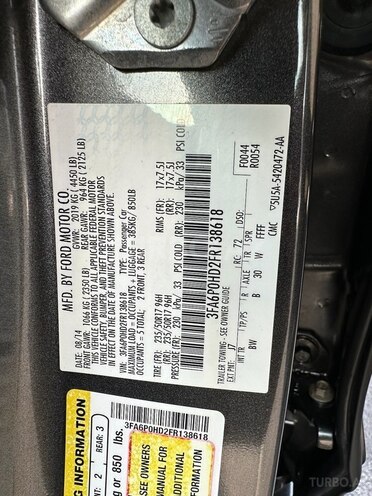 Ford Fusion 2014, 90,000 km - 1.5 l - Bakı