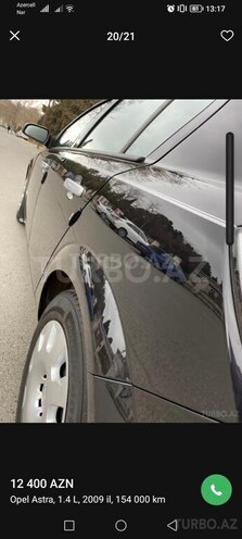 Opel Astra 2009, 230,000 km - 1.4 l - Ağdaş