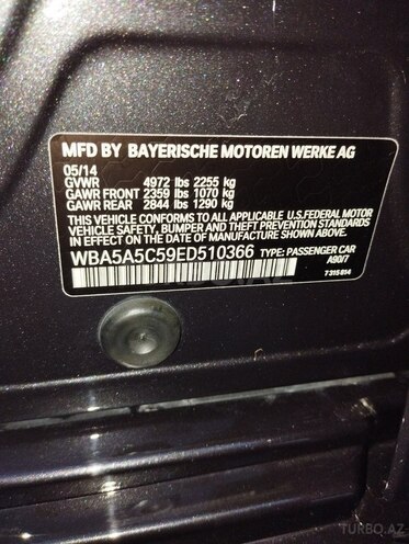 BMW 528 2014, 129,000 km - 2.0 l - Bakı
