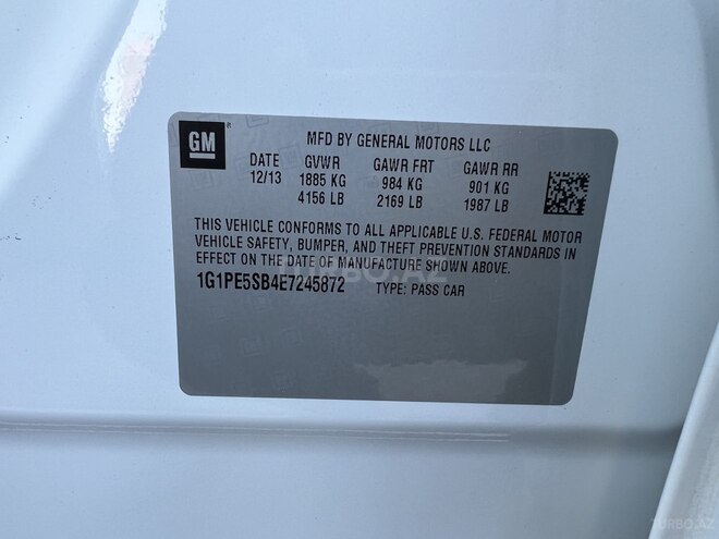 Chevrolet Cruze 2014, 170,000 km - 1.4 л - Bakı