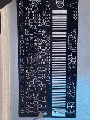 Toyota Prius 2005, 192,000 km - 1.5 л - Bakı