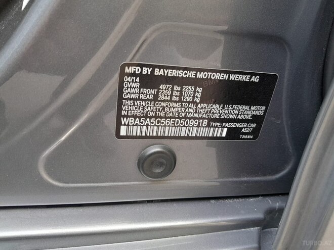 BMW 528 2014, 216,000 km - 2.0 l - Bakı