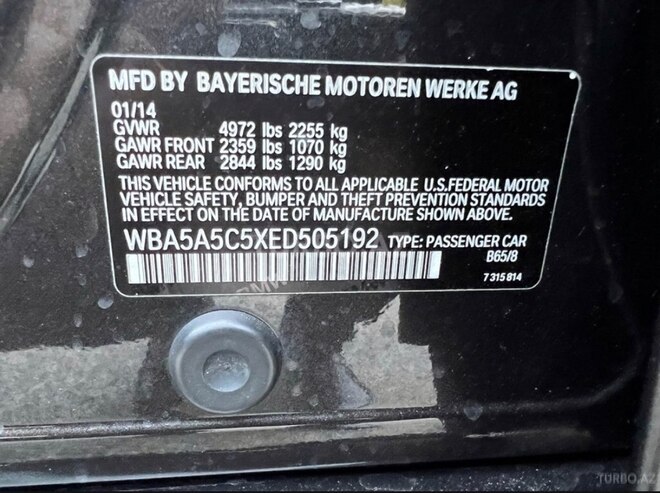 BMW 528 2014, 200,000 km - 2.0 l - Bakı