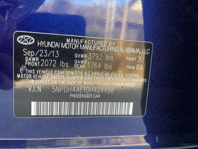 Hyundai Elantra 2013, 92,900 km - 1.8 l - Bakı