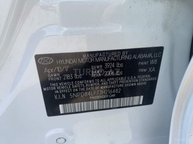 Hyundai Elantra 2017, 156,000 km - 2.0 l - Bakı