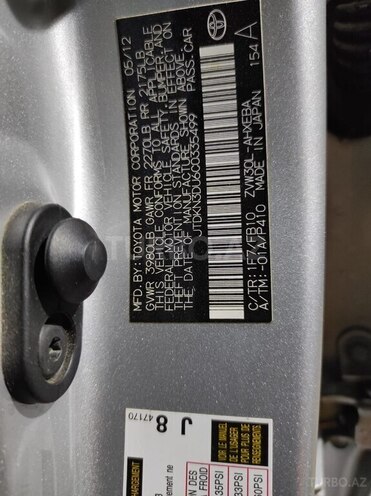 Toyota Prius 2012, 165,515 km - 1.8 l - Gəncə