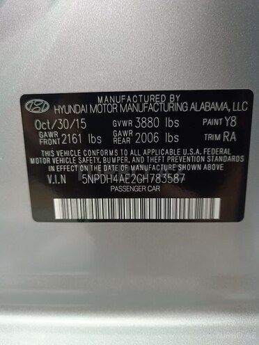 Hyundai Elantra 2015, 133,576 km - 1.8 л - Bakı