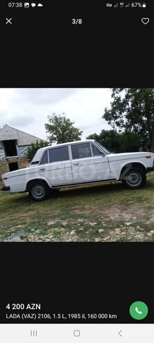 LADA (VAZ) 2106 1985, 16,000 km - 1.5 l - Tərtər