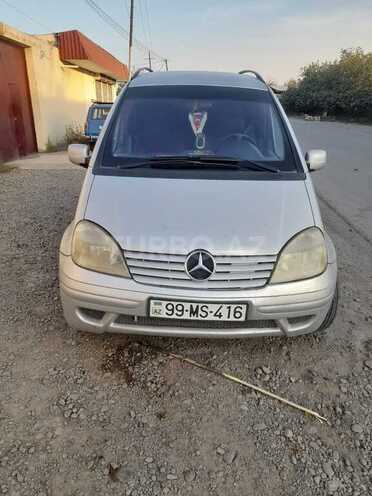 Mercedes Vaneo 2003, 183,000 km - 1.9 л - Samux