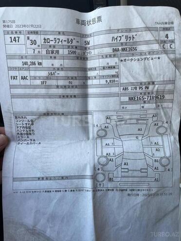 Toyota Corolla 2018, 140,000 km - 1.5 л - Bakı