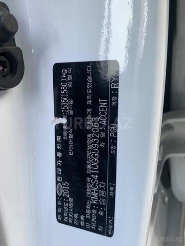 Hyundai Accent 2015, 83,000 km - 1.6 l - Bakı