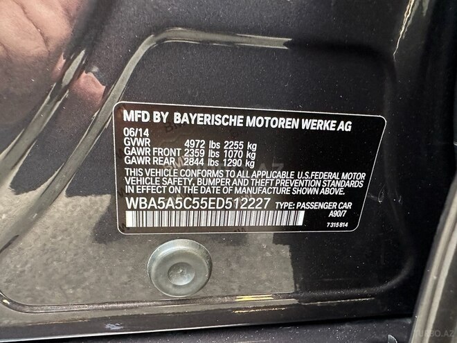 BMW 528 2014, 190,090 km - 2.0 l - Bakı