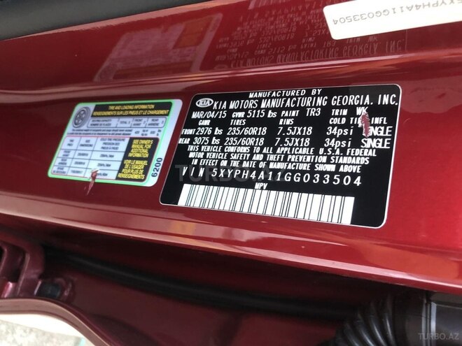 Kia Sorento 2015, 141,000 km - 2.0 l - Bakı
