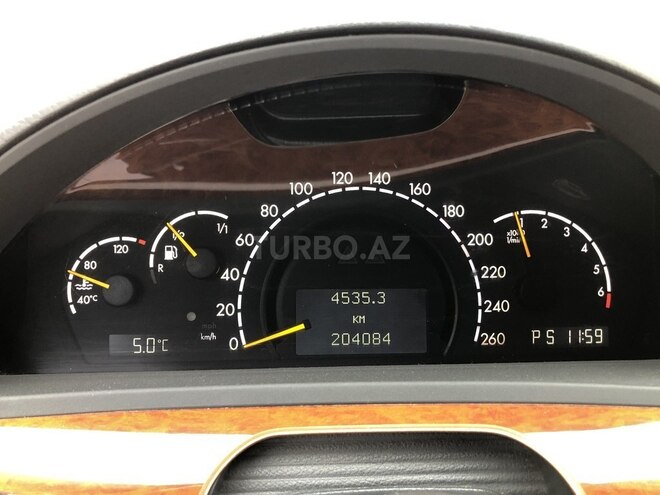 Mercedes S 320 2001, 204,084 km - 3.2 l - Qusar