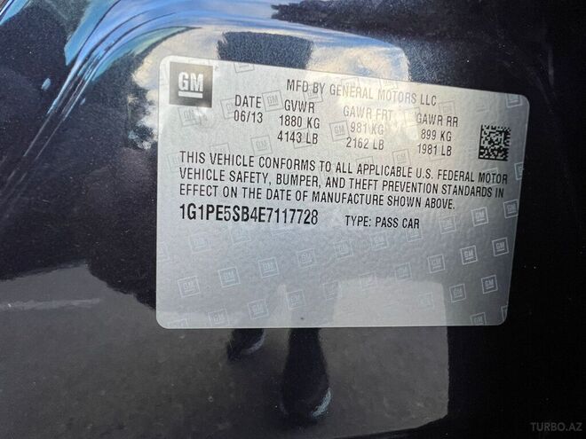 Chevrolet Cruze 2014, 88,000 km - 1.4 l - Sumqayıt