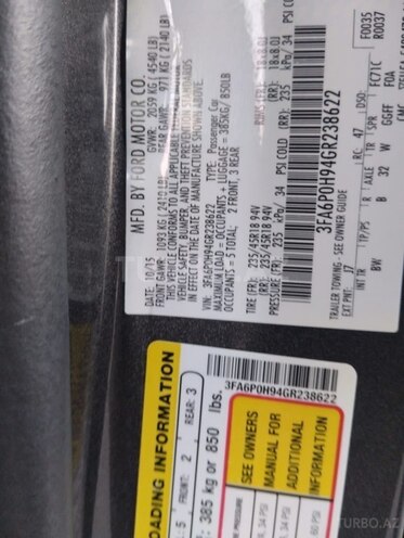 Ford Fusion 2015, 188,000 km - 2.0 l - Bakı