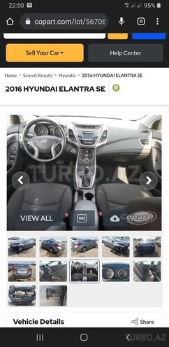 Hyundai Elantra 2015, 175,000 km - 1.8 l - Bakı