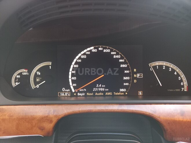 Mercedes S 350 2006, 232,000 km - 3.5 l - Bakı